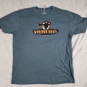 Warner Bros Studio Tour Hollywood Adults 2XL Gray T Shirt Casual Outdoors